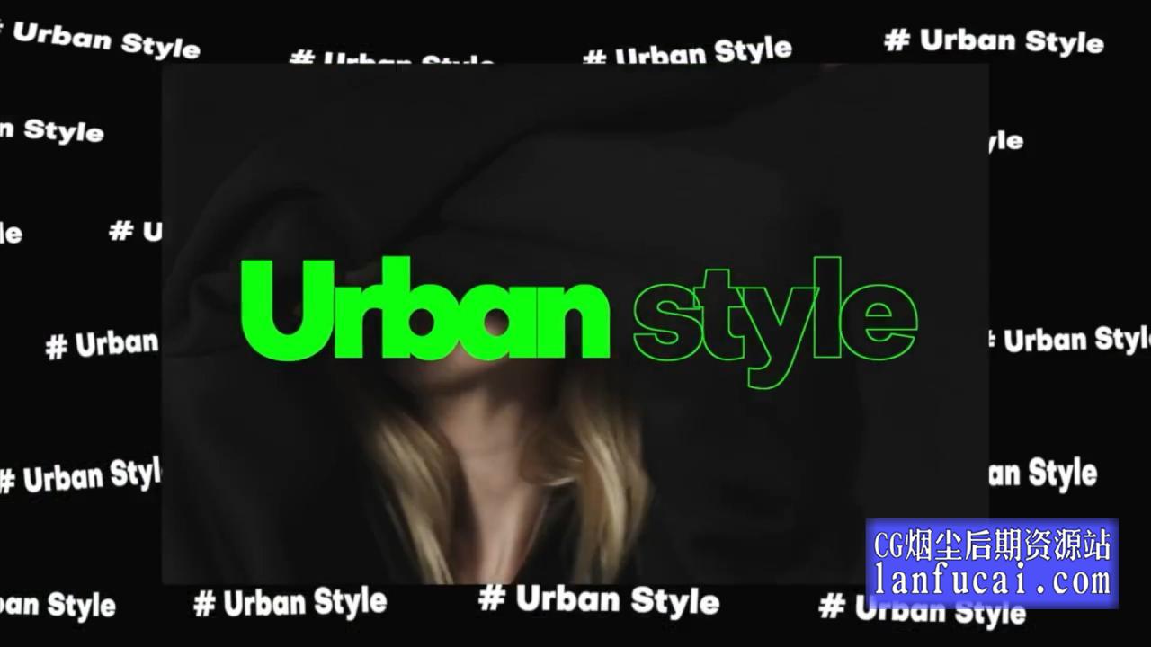 fcpx主题模板 时尚都市个性展示促销片头 Fashion Urban Promo