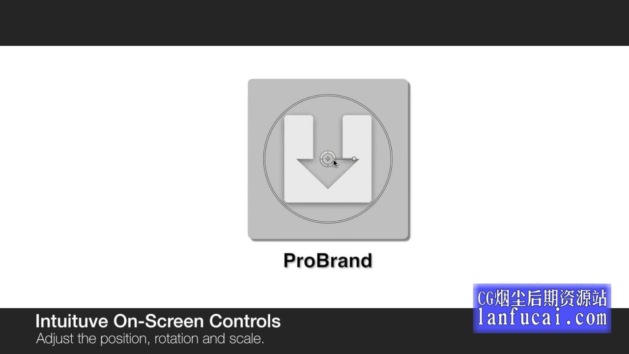 fcpx插件 30组创意徽标LOGO展示动画模板 ProBrand Reveal V7