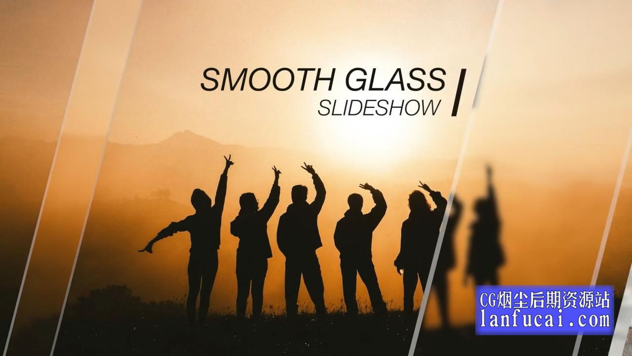 fcpx插件 玻璃质感过渡转场片头动画标题模板 支持M1 Glass Slideshow